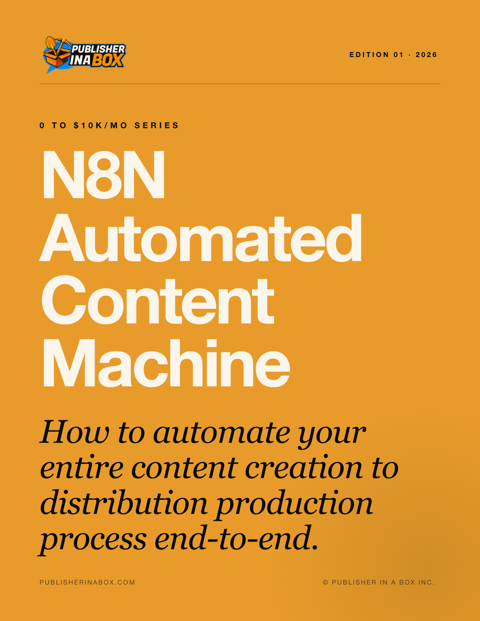 N8N Automated Content Machine cover
